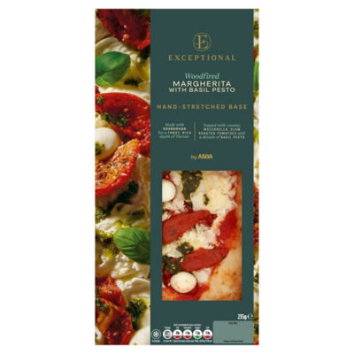 Woodfired Margherita with Basil Pesto Pizza 235g