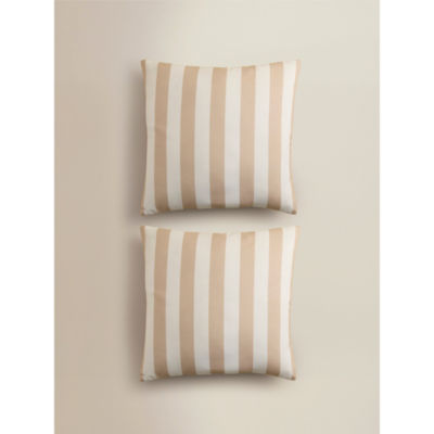 Striped Outdoor Cushions Set of 2 thumbnail 2