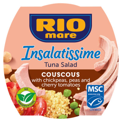 Insalatissime Tuna Salad Couscous with Chickpeas, Peas and Cherry Tomatoes 160g thumbnail 2