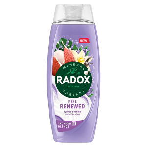 Radox Lychee & Vanilla Feel Renewed Shower Gel Body Wash 450ml