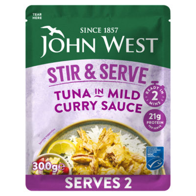 Stir & Serve Tuna in Mild Curry Sauce MSC 300g