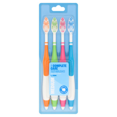 4 Medium Complete Care Toothbrushes