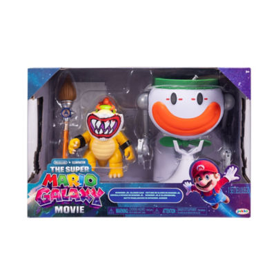 Bowser Jr. with Clown Car, Paintbrush and Water-Reveal Stickers