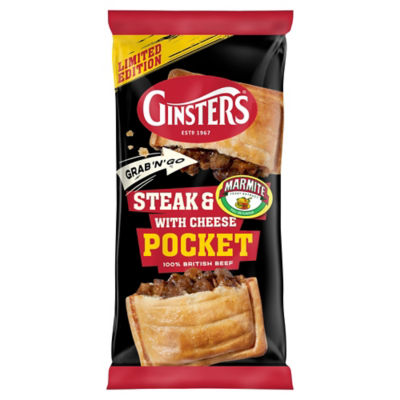 Limited Edition Steak & Marmite with Cheese Pocket 100g