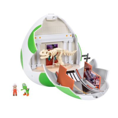 Yoshi Egg Playset with 1.5” Yoshi and Exclusive Fire Mario Figures thumbnail 4