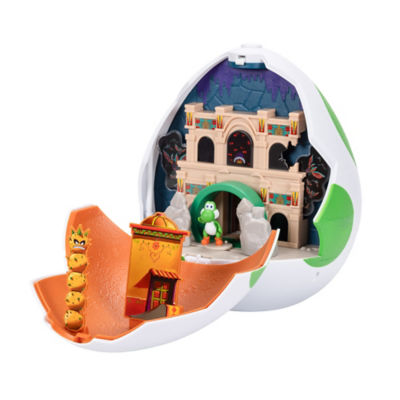 Yoshi Egg Playset with 1.5” Yoshi and Exclusive Fire Mario Figures thumbnail 5