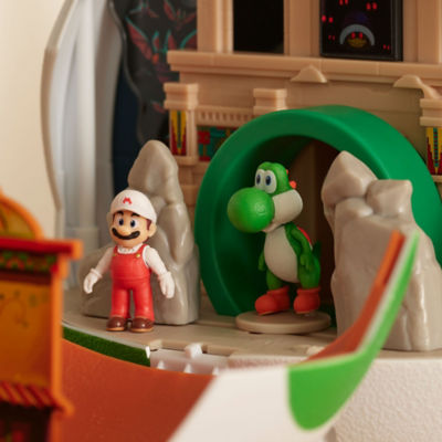 Yoshi Egg Playset with 1.5” Yoshi and Exclusive Fire Mario Figures thumbnail 7