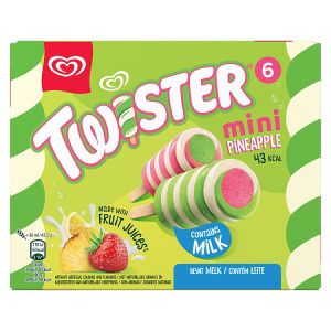 Twister Mini Pineapple Ice Cream Lollies 6 x 50ml thumbnail 2