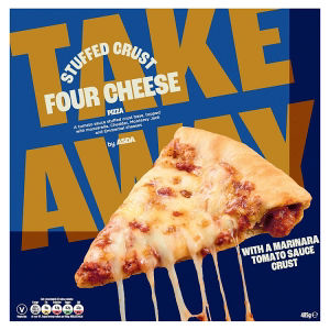 Take Away Stuffed Crust Four Cheese Pizza 485g