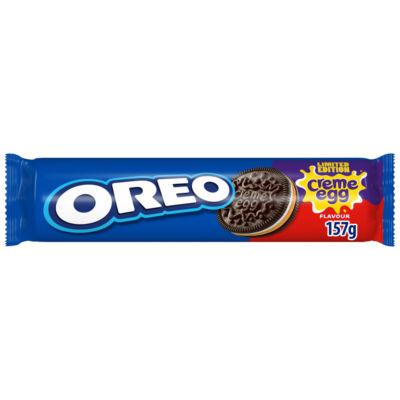 OREO Vanilla and Creme Egg Flavour Limited Edition Chocolate Sandwich Biscuits 157 g thumbnail 2