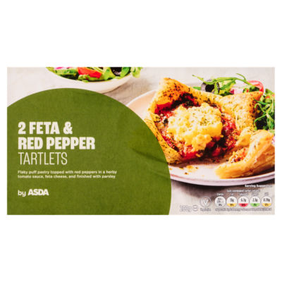 2 Feta & Red Pepper Tartlets 200g