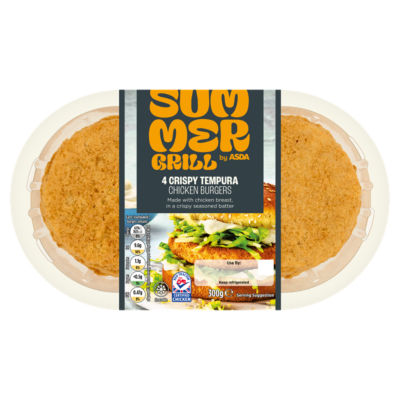 4 Crispy Tempura Chicken Burgers 300g thumbnail 2