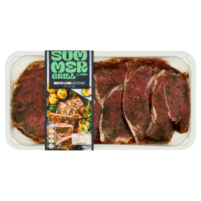 Minted Lamb Leg Steaks 600g thumbnail 2