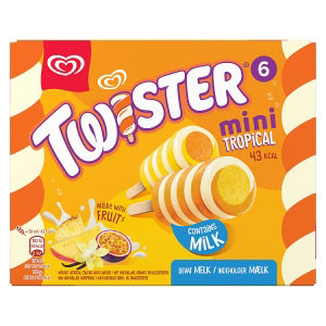 Twister Mini Tropical Ice Cream Lollies 6 x 50ml