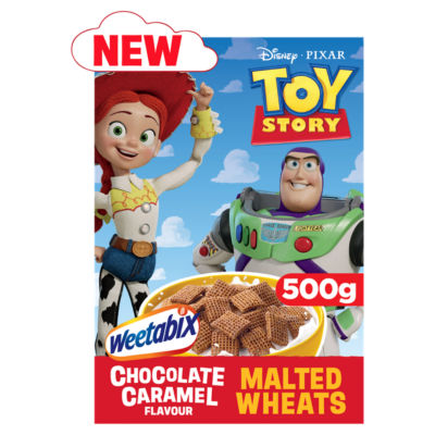 Disney Pixar Toy Story Chocolate Caramel Flavour Malted Wheats 500g thumbnail 2