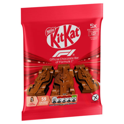 F1 Chocolate Car Figure 5 Pack Multipack 55g thumbnail 3