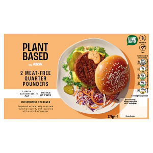 2 Meat-Free Quarter Pounders 227g