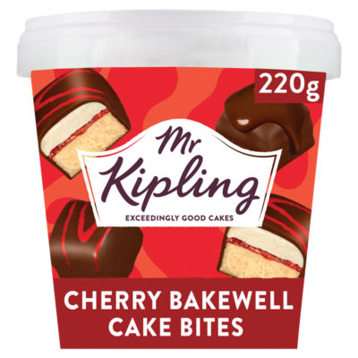 Cherry Bakewell Mini Cake Bites 220g thumbnail 2