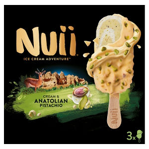 Nuii Cream & Anatolian Pistachio Ice Cream Sticks 3x90ml