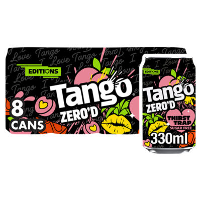 Zero'd Thirst Trap Peach, Pineapple and Orange Sugar Free 8 x 330ml Cans thumbnail 2