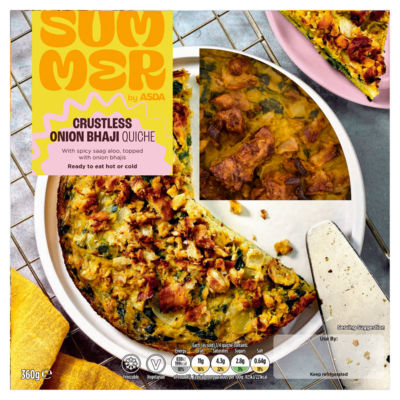 Summer by Crustless Onion Bhaji Quiche 360g