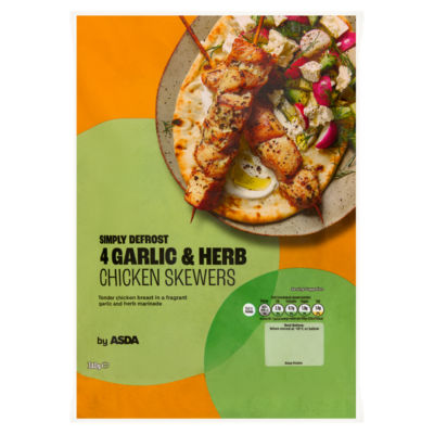 4 Garlic & Herb Chicken Skewers 340g thumbnail 2