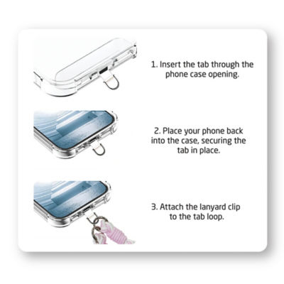 Groov-e Pink & White Wrist Lanyard for Smartphone thumbnail 6