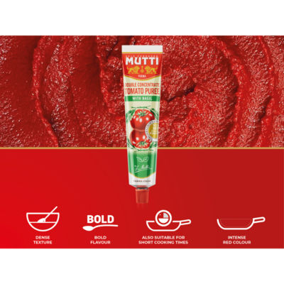 Double Concentrate Tomato Puree with Basil 130g thumbnail 3