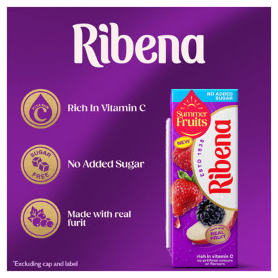 Summer Fruits No Added SugarJuice Drink Carton  6 x 250ml thumbnail 3