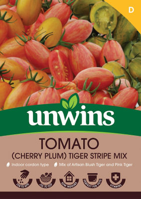 Cherry Plum Tomato Tiger Stripe Mix