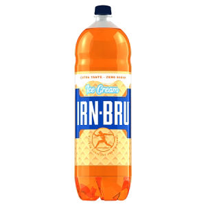 IRN-BRU ZERO Sugar Ice Cream Soft Drink Bottle 2L thumbnail 2