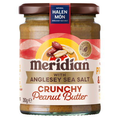 Crunchy Peanut Butter with Anglesey Sea Salt 280g thumbnail 2