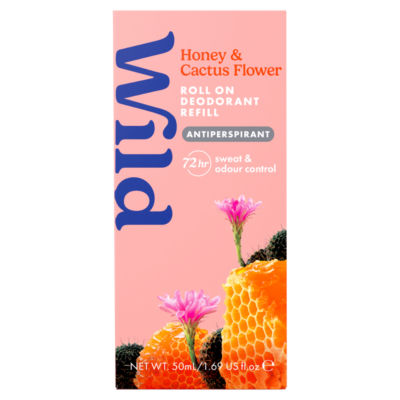 Honey & Cactus Flower Roll on Deodorant Refill 50ml
