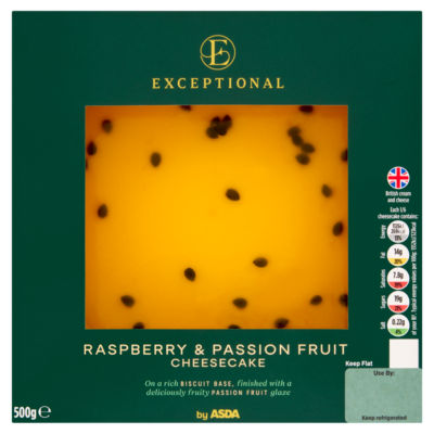 Raspberry & Passion Fruit Cheesecake 500g thumbnail 2