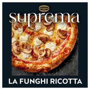 Dr. Oetker La Funghi-Ricotta Mushrooms & Lemon Ricotta Cream Pizza 454g