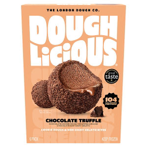 Doughlicious Chocolate Truffle Cookie Dough and Gelato Bites