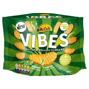 McCain Vibes Cheese & Onion Hot Potato Snack 356G