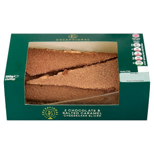 Chocolate & Salted Caramel Cheesecake Slices 190g (2 x 95g) thumbnail 2