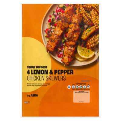 4 Lemon & Pepper Chicken Skewers 340g thumbnail 2