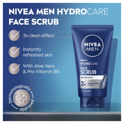 Hydrocare Face Scrub with Aloe Vera 75ml thumbnail 3