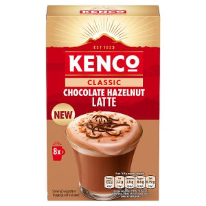 Classic Chocolate Hazelnut Latte Instant Coffee Sachets x8 thumbnail 2