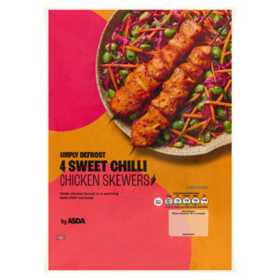 4 Sweet Chilli Chicken Skewers 340g thumbnail 2