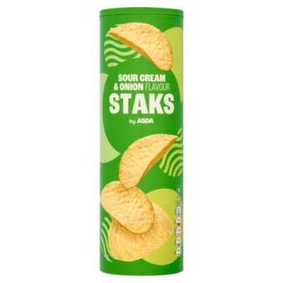 Sour Cream & Onion Flavour Staks 165g