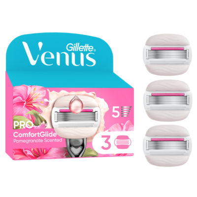 Gillette  Pro ComfortGlide Pomegranate Scented Tropical Women’s Blades thumbnail 2