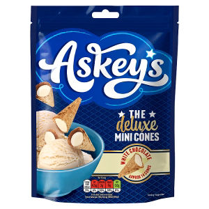 The Deluxe Mini Cones White Chocolate 70g thumbnail 2