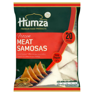 Frozen Meat Samosas 20 Pieces 650g thumbnail 2