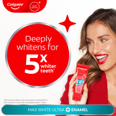Max White Ultra+ Enamel Teeth Whitening Toothpaste 75ml thumbnail 3