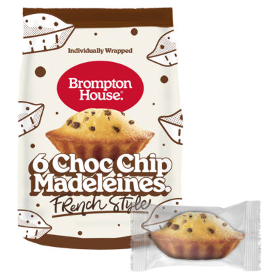 Choc Chip Madeleines French Style 165g (6 x 27.5g) thumbnail 2