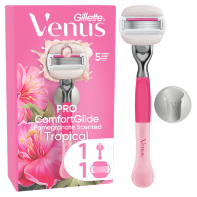 GILLETTE Venus PRO ComfortGlide Pomegranate Scented Tropical Razor