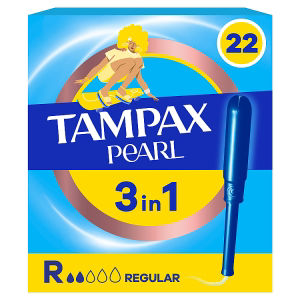 Pearl Regular Tampons With Applicator x22